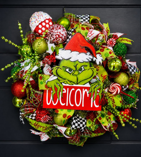 You're a Mean One Wreath