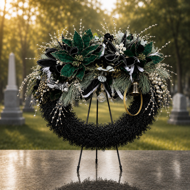 Peacock luxury wreath